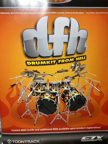 Sampling DVD "DFH" Drumkit From Hell by Toontrack - EZX