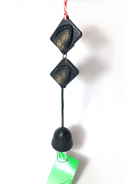 Cast iron wind chime (fuurin) - Japanese geta shoes